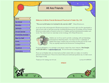Tablet Screenshot of allarefriends.org